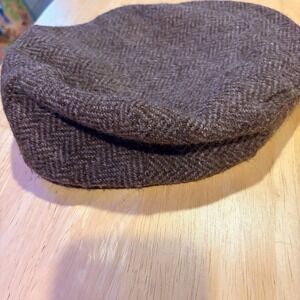 Hanna Hats Donegal Irish Tweed Vintage Flat Cap Peaky Blinders style Grandpacore